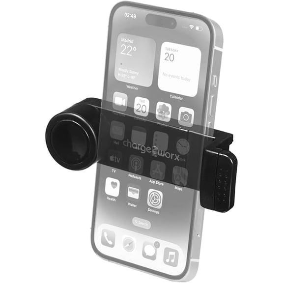 CHARGEWORX Car Vent Cell Phone Holder with 360° Rotating Design, Universal Car Phone Mount