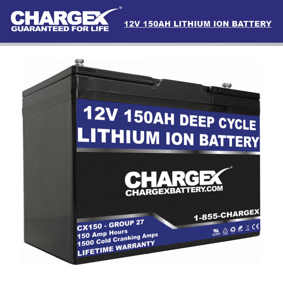 CHARGEX 12V 150AH Lithium-ion Battery