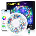 CHARKEE 50ft RGBIC YPF5 Fairy Lights for Bedroom, String Lights Indoor
