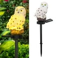 thumbnail image 1 of CHARKEE Outdoor Solar Lights for The Garden Decor,Solar Powered Resin Owl LED Lights with Stake,Garden Yard Lawn Pathway Landscape Ornaments Patio Decorations Outside, 1 of 7