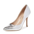 thumbnail image 1 of CHARLES BY CHARLES DAVID Women's Maxx SILVER  Pointed Pump (8.5, SILVER), 1 of 1