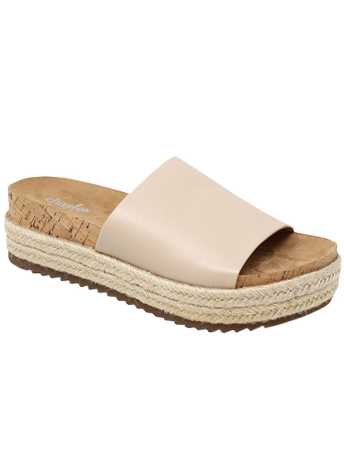 CHARLES by Charles David Bustle Women s Faux Leather Espadrille Platform Sandals