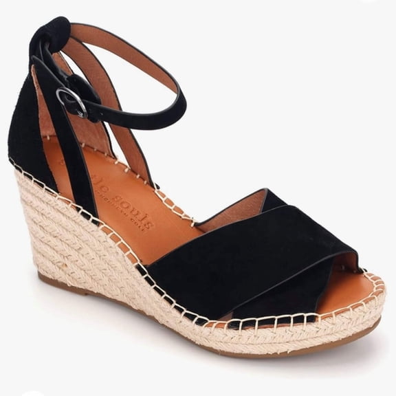 CHARLI Ankle Strap Espadrille Wedge Sandals
