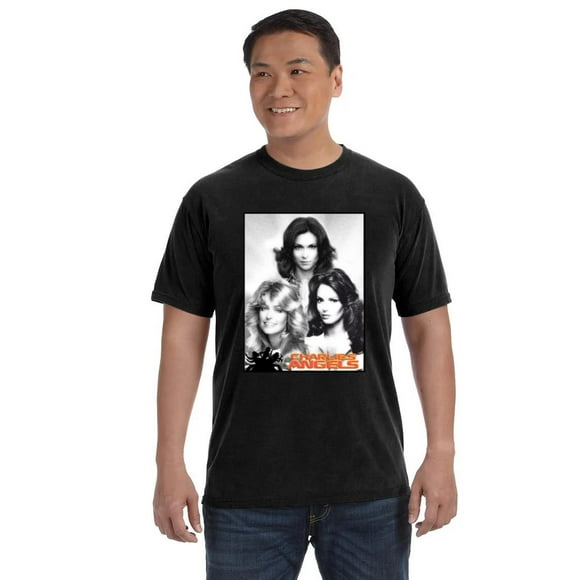 CHARLIE'S ANGELS RETRO SHORT SLEEVE WHITE COMFORT COLOR T-SHIRT, for men & women, up to size 4XL
