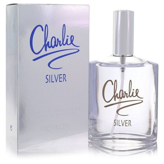CHARLIE SILVER by Revlon Eau De Toilette Spray 3.4 oz for Women Pack of 3