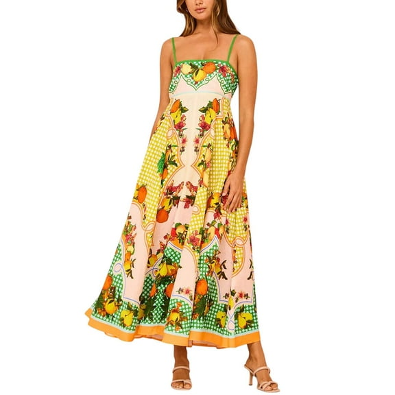 CHARLOTTE GREEN womens  Maxi Dress, 2