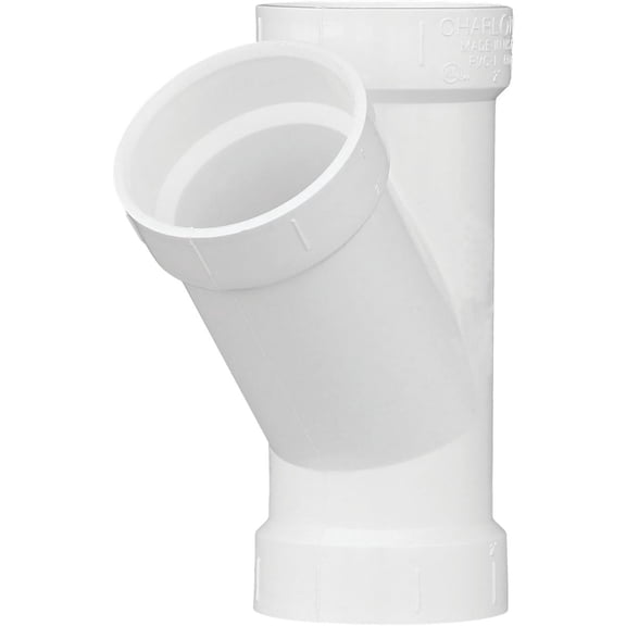 CHARLOTTE PIPE 2 DWV WYE DWV (Drain, Waste and Vent) (25 Unit Box)