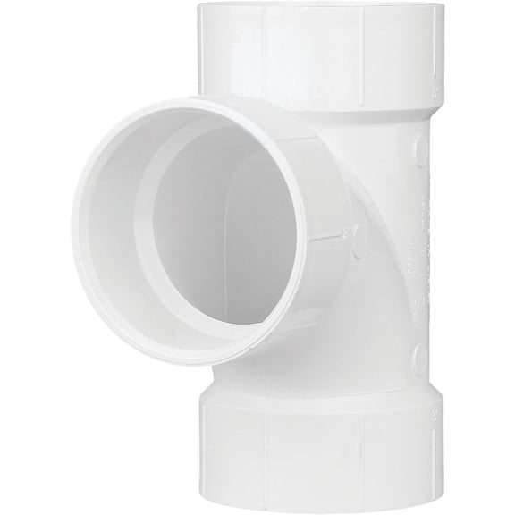 CHARLOTTE PIPE 3 DWV SANITARY TEE DWV (DRAIN, WASTE AND VENT) (1 Unit Piece)