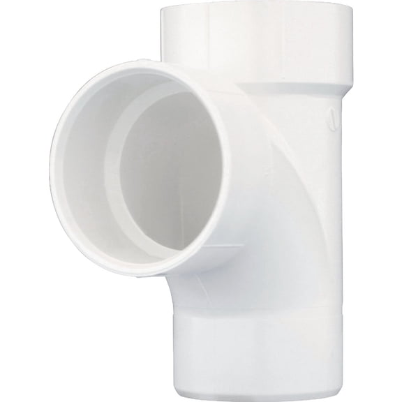CHARLOTTE PIPE 3 DWV Sanitary TEE Street DWV (Drain, Waste and Vent) (1 Unit Piece)