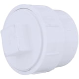 CHARLOTTE PIPE 4 DWV FTG C/O ADAPTER W/CO PLUG DWV (DRAIN, WASTE AND ...