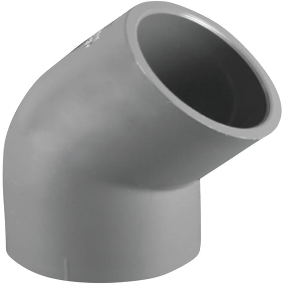 CHARLOTTE PIPE & FOUNDRY PVC 08309 2000HA 2" SCH80 45 Degree S x S Elbow