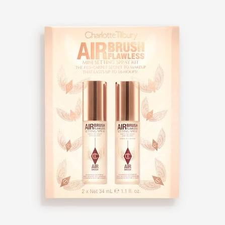 Charlotte Tilbury Airbrush Flawless Mini Setting Spray Kit | New In Box 1.1 fl oz / 34 mL Each