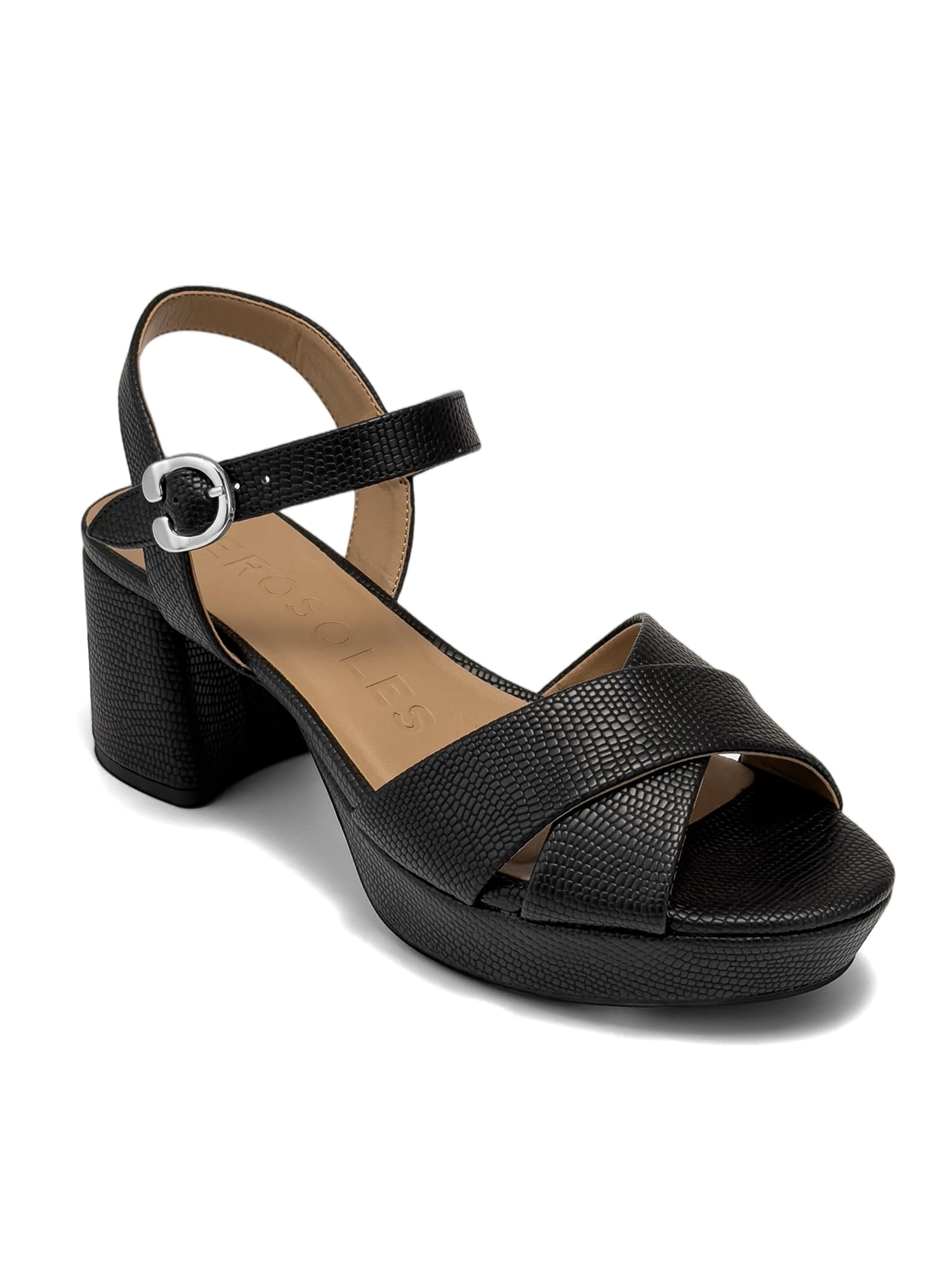 Aerosoles Women's Charlye Platform Block Heel Sandals