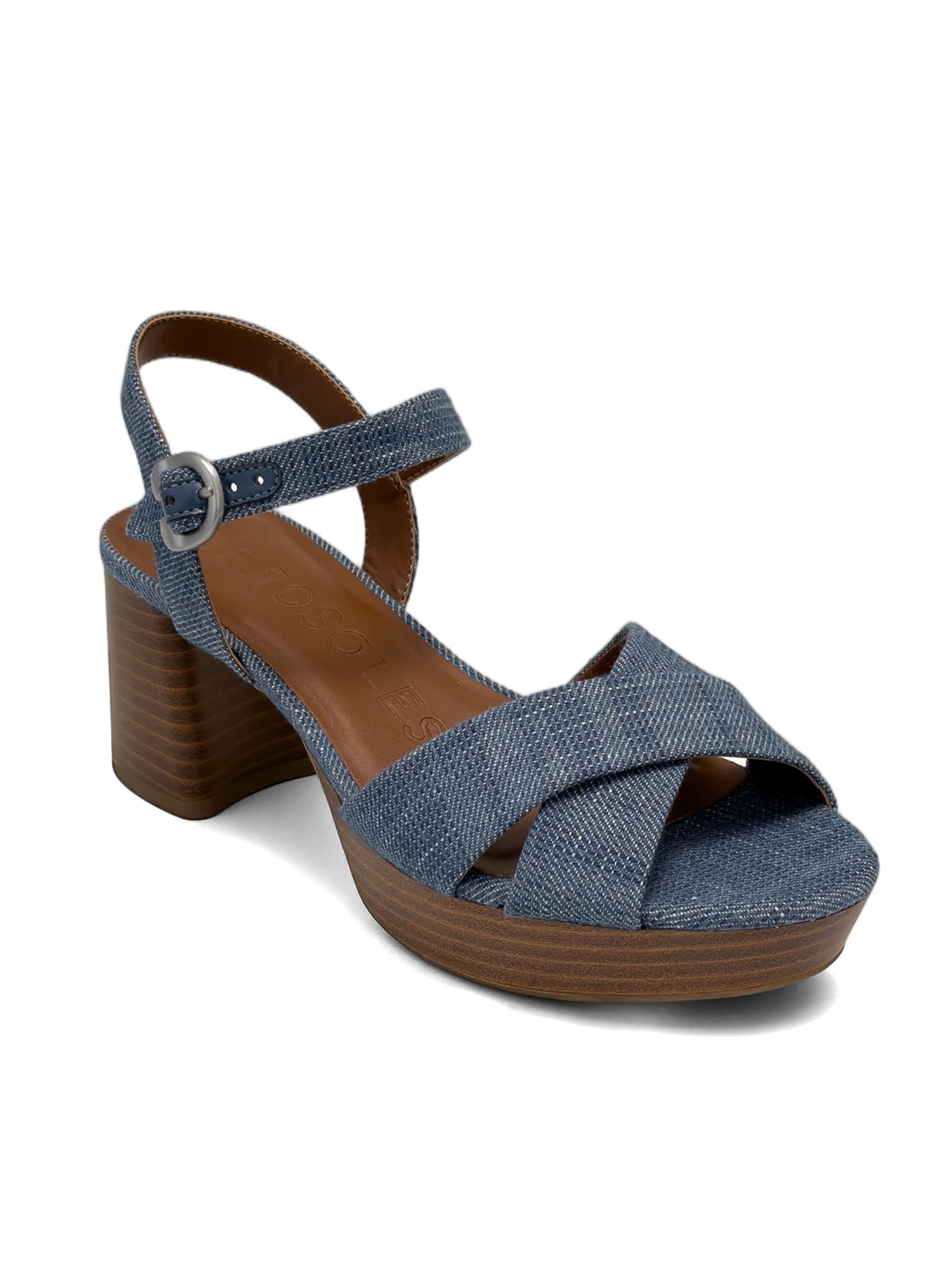 Aerosoles Women's Charlye Platform Block Heel Sandals