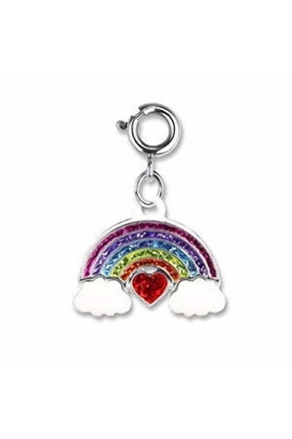 ! Glitter Rainbow Charm