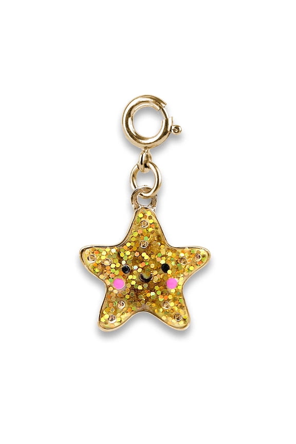 ! Glitter Star Fish Charm