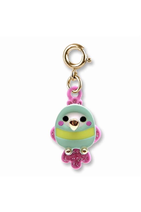 ! Glitter Tropical Bird Charm