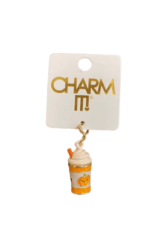 ! Gold Pumpkin Spice Latte Charm