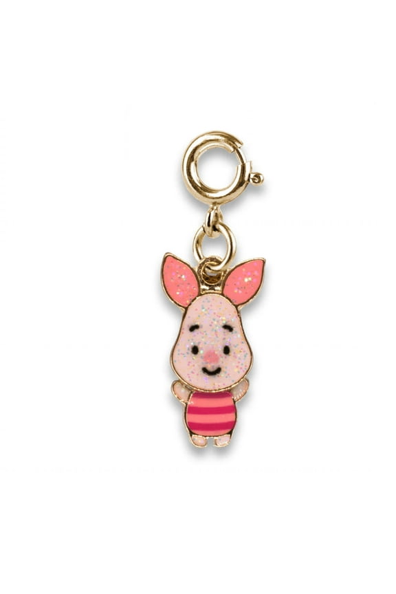 ! Gold Swivel Piglet Charm