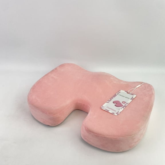 CHARM SHOP cushions,Seat Cushion - Memory Foam Cushion for Office Chair, Car Seat, Airplane, Bleacher - Sciatica & Hip & Coccyx Pain Relief Desk Chair Cushion for Long Sitting Office Workers