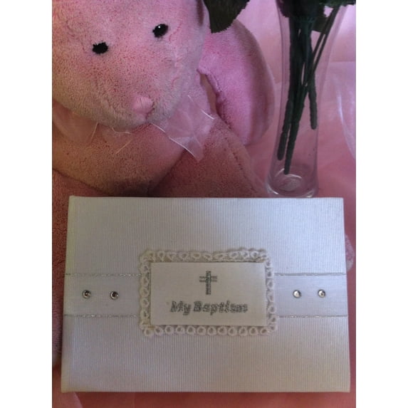 CHARMED My Baptism 4"X6" Decorated Photo Album, White