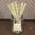 thumbnail image 1 of CHARMED UNICORN RAINBOW PAPER STRAWS 100 PIECES, 1 of 1