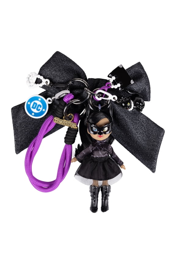 DC Catwoman Charming Doll Bag Charm with Accessories