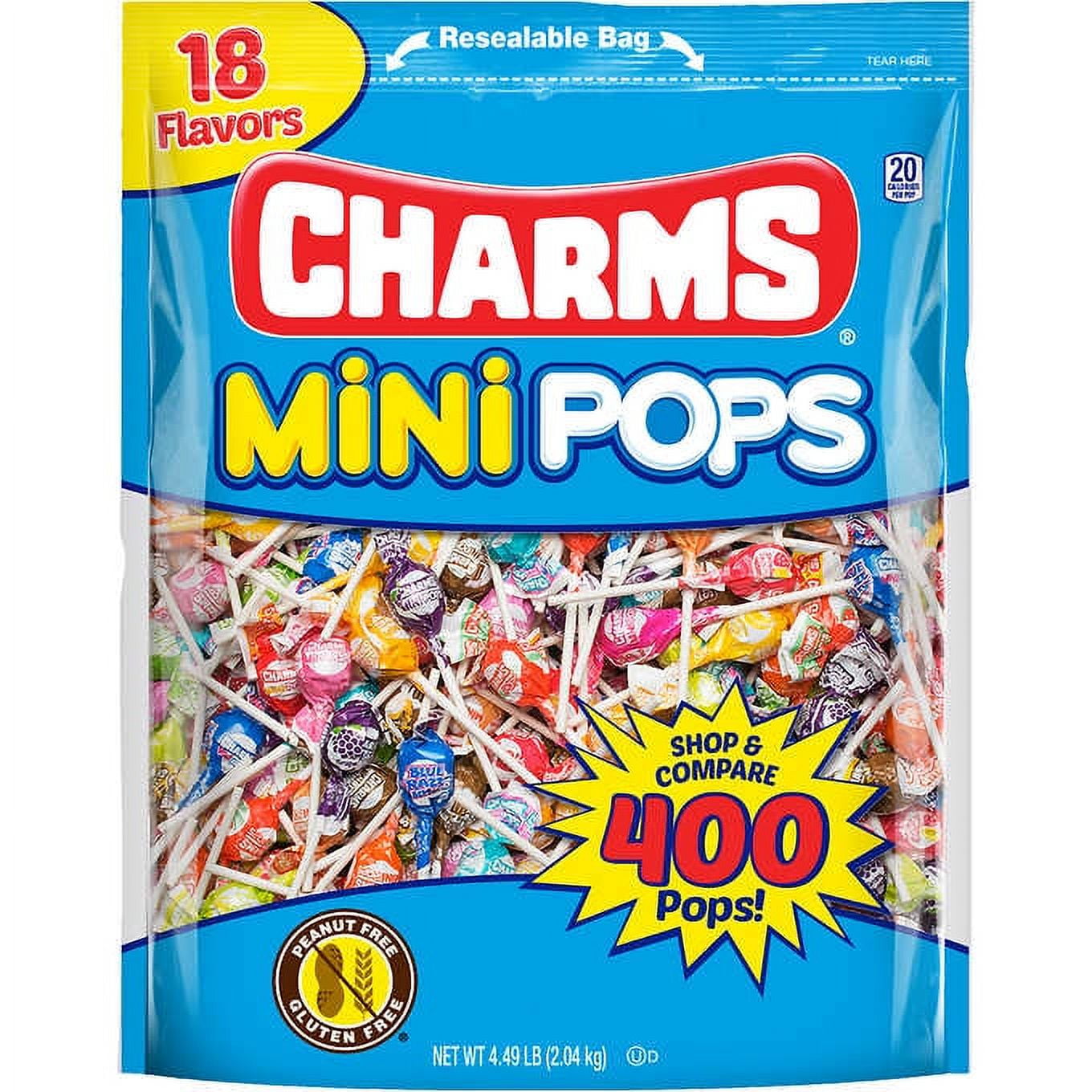 CHARMS Assorted Mini Lollipops, 400 Count 