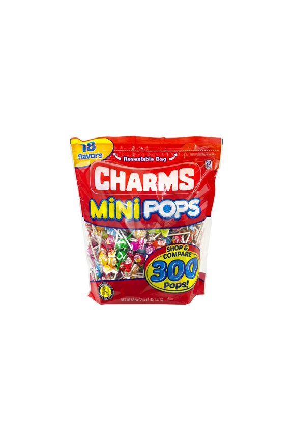 Mini Pops Bulk Lollipops, 300 Count