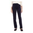 thumbnail image 1 of CHARTER CLUB $59 Womens New Blue Corduroy Straight leg Casual Pants 14 B+B, 1 of 3