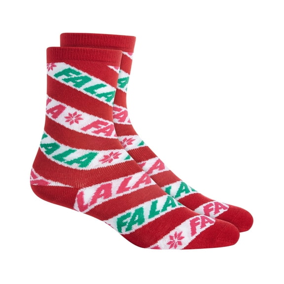 CHARTER CLUB Crew Socks In Fa La La Women Holiday Christmas