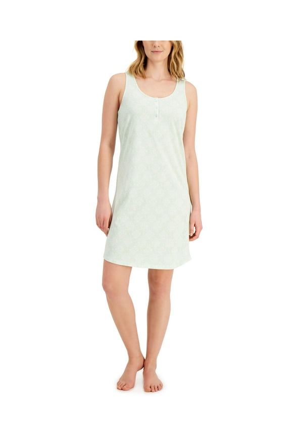 Intimates Green Chemise Nightgown XS