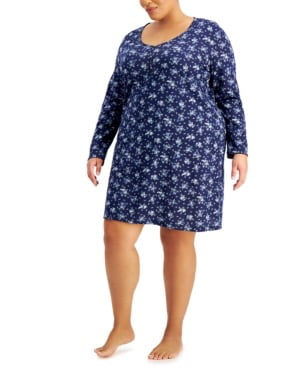 Charter club plus size nightgowns sale