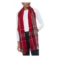 thumbnail image 1 of CHARTER CLUB Womens Red Tasseled Fringed Wrap, 1 of 4