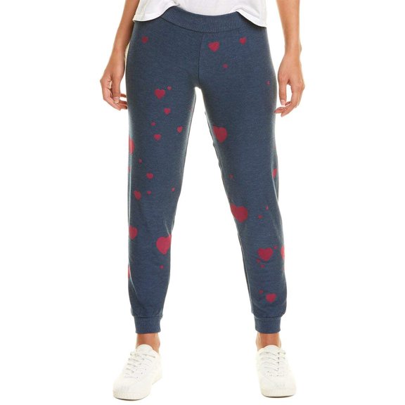 CHASER Plum Hearts Cozy Knit Pants Avalon XS