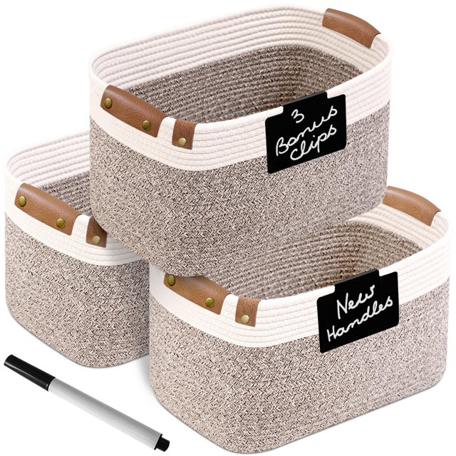 CHAT BLANC Cotton Rope for Organizing Storage for Shelves Rope