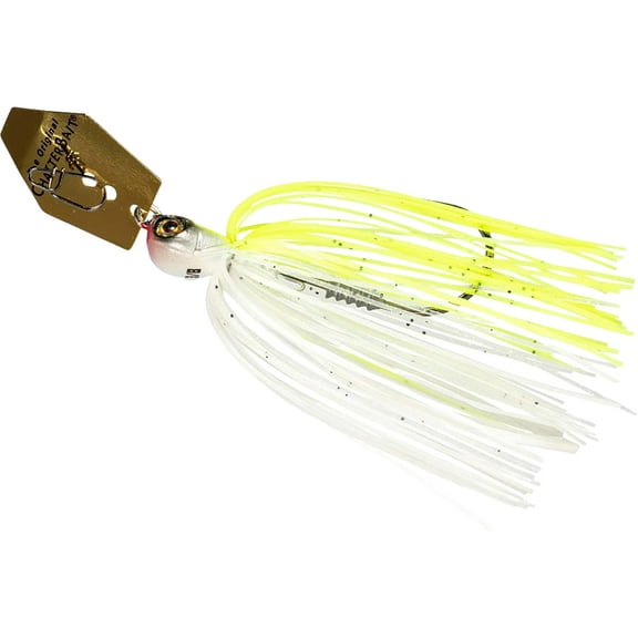 ChatterBait Elite EVO 3/8 oz. – Chartreuse / White