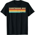 thumbnail image 1 of CHAUTAUQUA LAKE NEW YORK Funny Fishing Camping Summer T-Shirt, 1 of 4