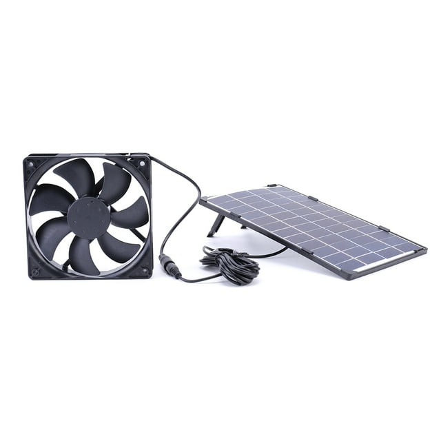 CHAXIN 10W 12V Solar Panel with Exhaust Fan Waterproof Solar Panel
