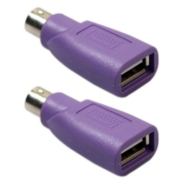 CHAXIN 2/5pcs PS2 Male to USB Female Adapter Adaptor Computer Mouse Keyboard Converters