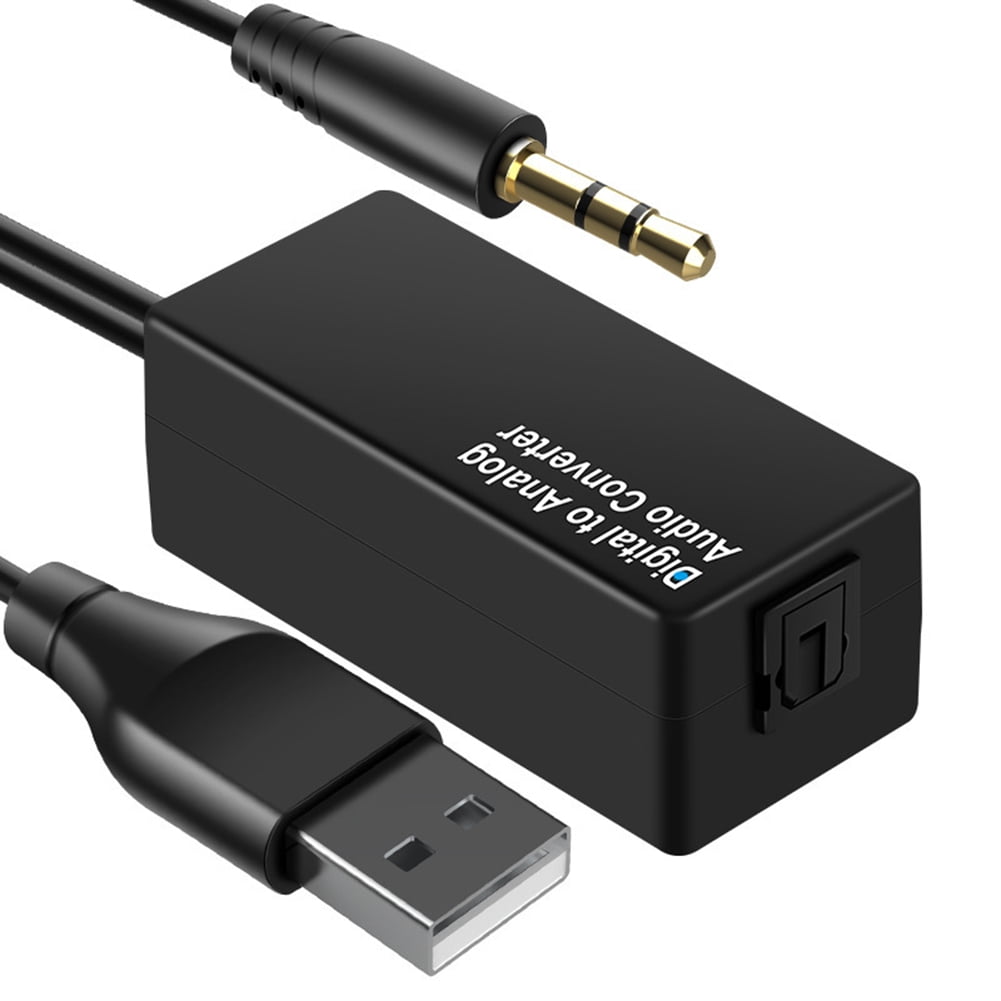 CHAXIN D15 DAC Digital to Optical Fiber/Coaxial Analog Audio Converter Universal USB Decoder Adapter for Smart TV Set-top Box