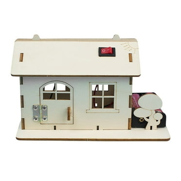 CHAXIN DIY Cabin Room Model Children Handmade Toy Kids Birthday Gifts Educational Toys