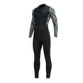 CHAXIN Men Diving Surfing Clothes with Zipper Sunscreen Diving