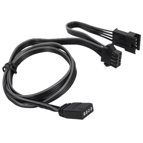 CHAXIN PHANTEKS 4Pin RGB Connector Cable 60 cm Computer Case Fan RGB LED Strip Adapter