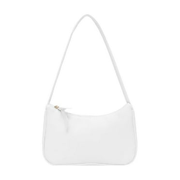 CHAXIN Simple Elegant Women Small Shoulder Bag Pure Color Zipper Casual Sling Handbags