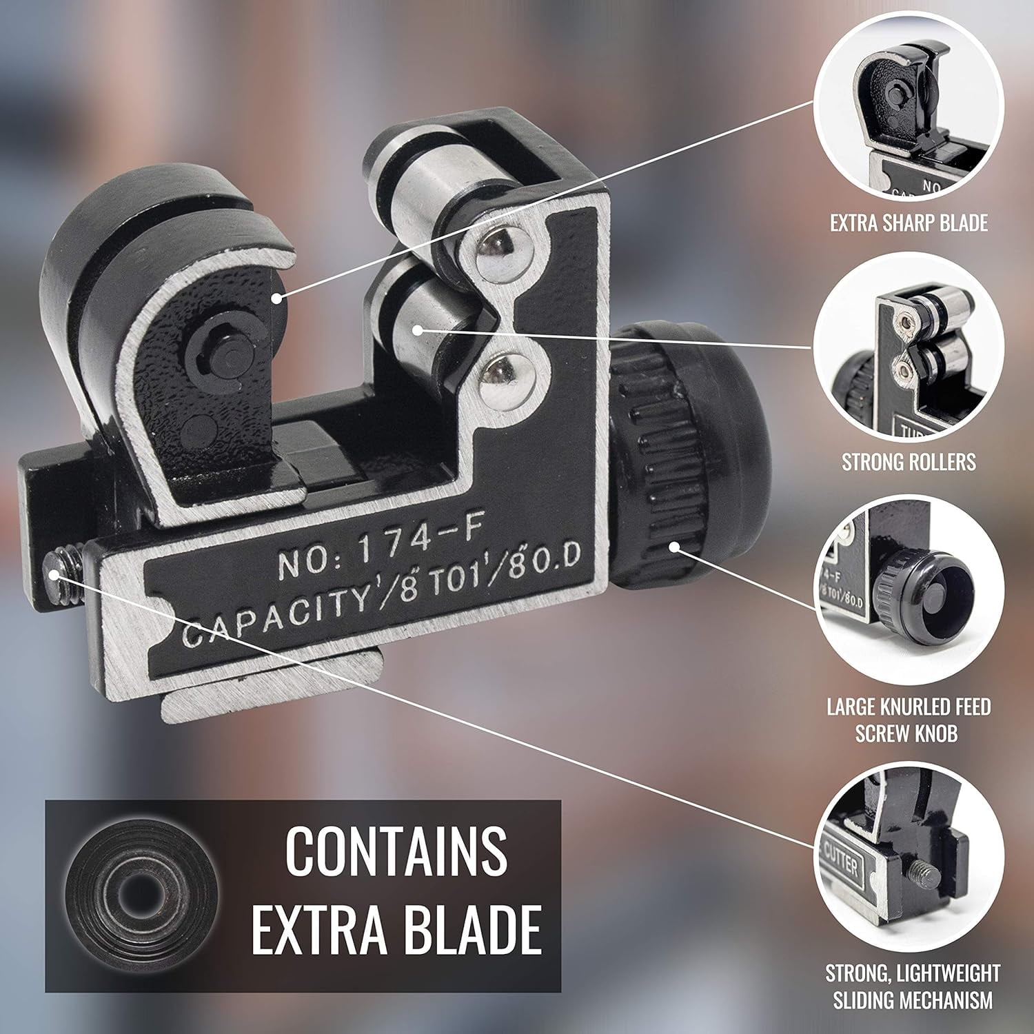 CHAYYAN Essential Compact and Versatile Copper Pipe Cutter Set for