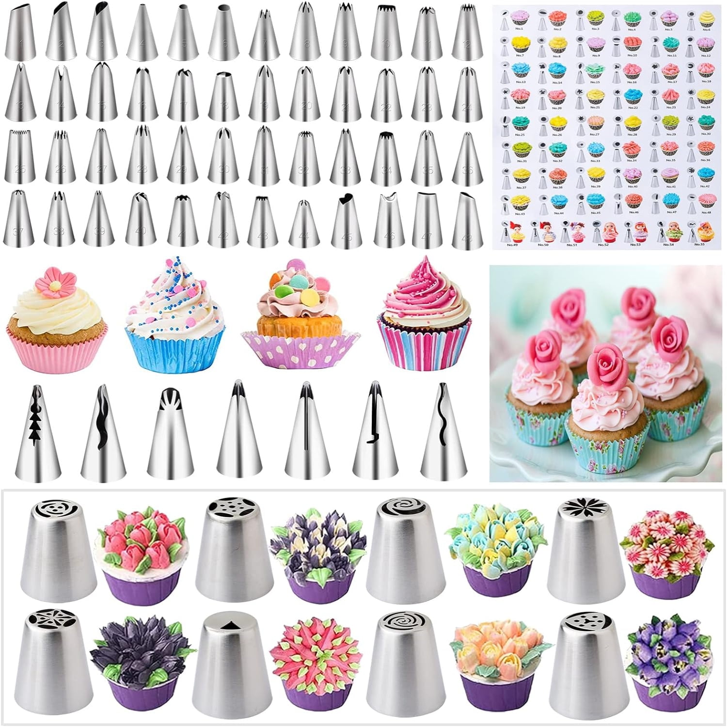 CHAYYAN Ultimate Complete Cake Decorating Supplies Kit for Beginners