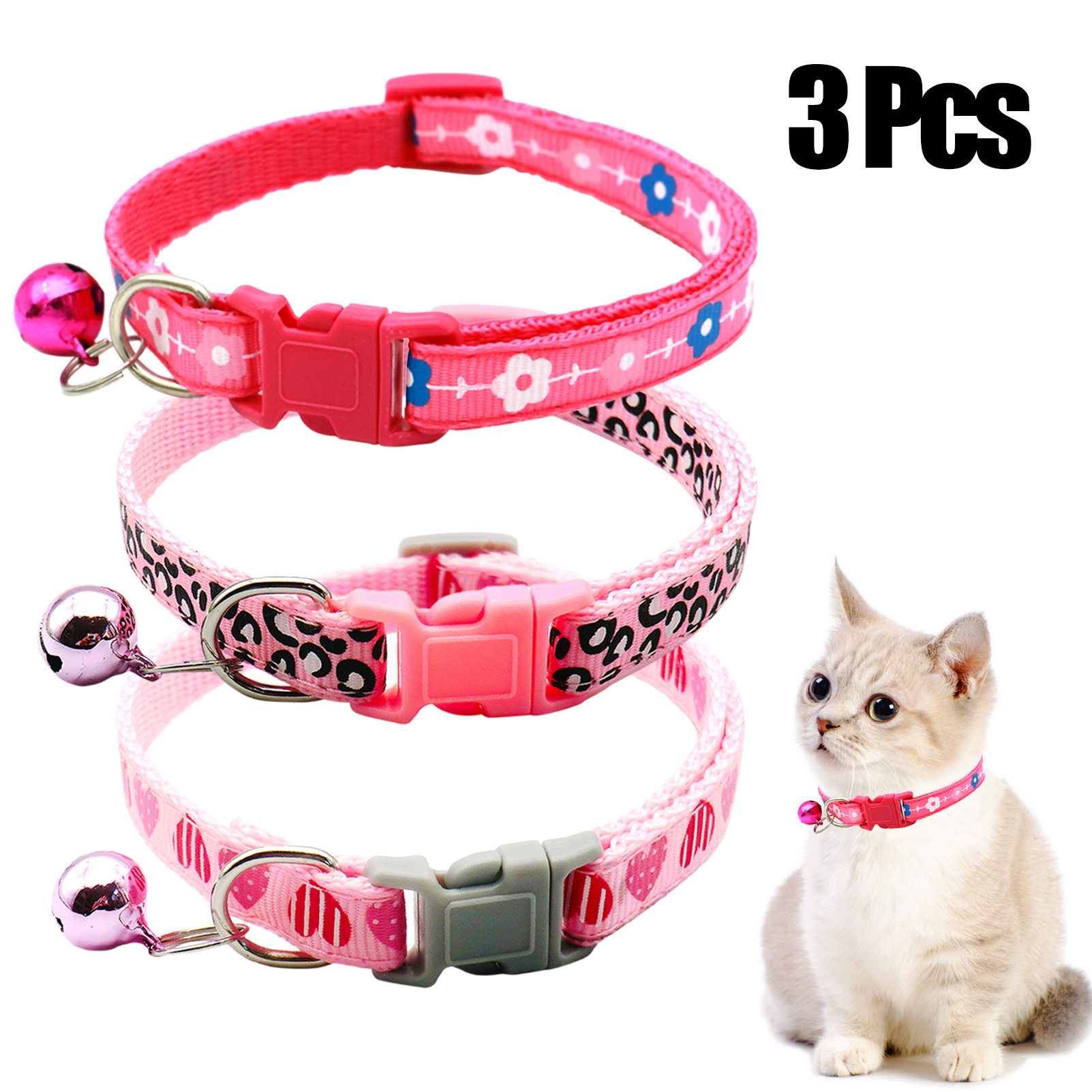 Petmate Doskocil Co. Inc. Cat Collar, Pink, 8