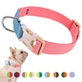 thumbnail image 1 of CHBORLESS Adjustable Dog Collar Colorful Pet Collar Webbing Soft Puppy Collar,S, 1 of 5