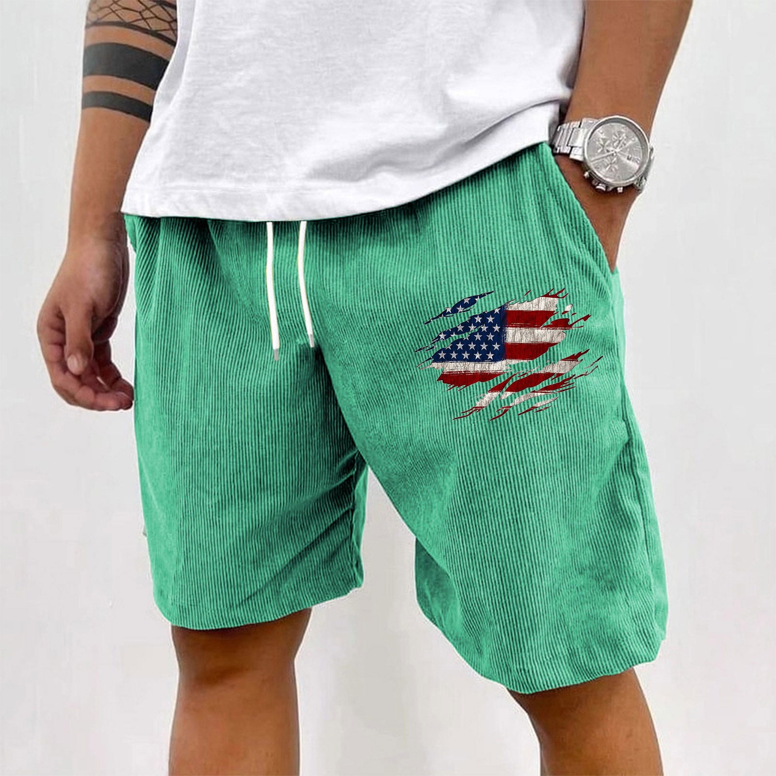 BANNED NAVY JUNE BEACH DAY SHORTS